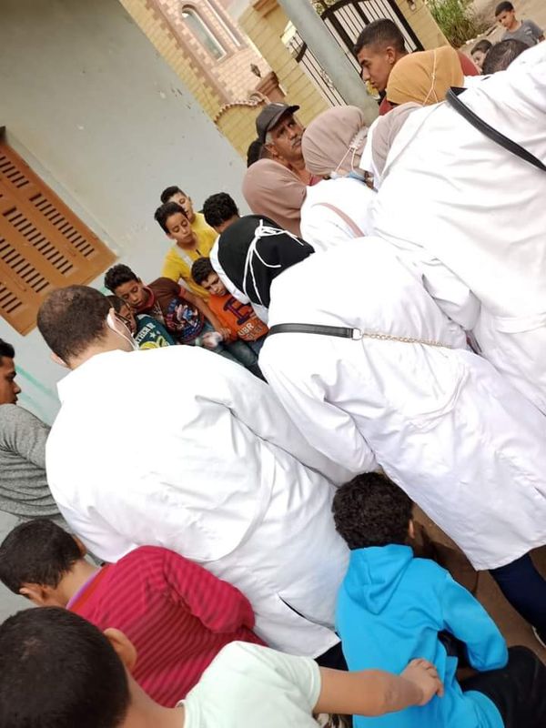 بيطرى كفر الشيخ: انطلاق قافلة علاجية بقرية برمبال ضمن مبادرة حياة كريمة 