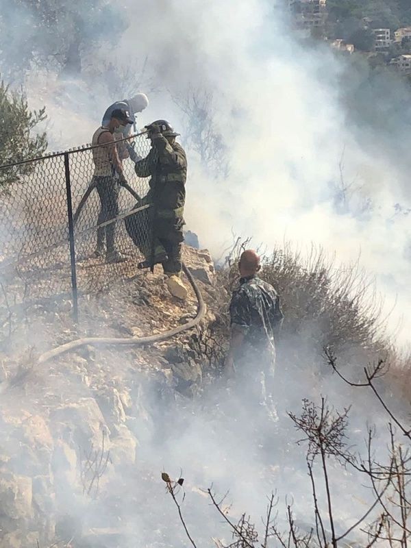حريق لبنان