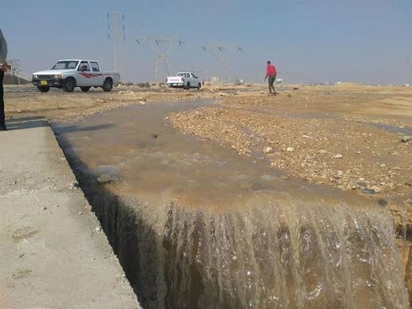 استغلال تخزين مياه الأمطار بصحراء مطروح 