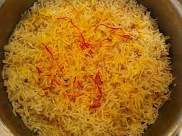 الأرز بالزعفران 