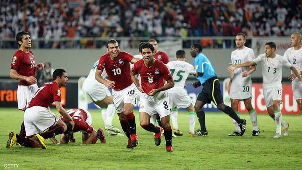 منتخب مصر امام الجزائر 