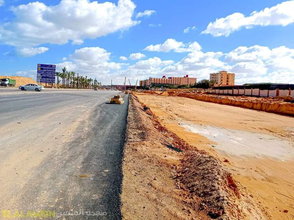 توسعات الطريق الدولي الساحلي مطروح الاسكندرية 