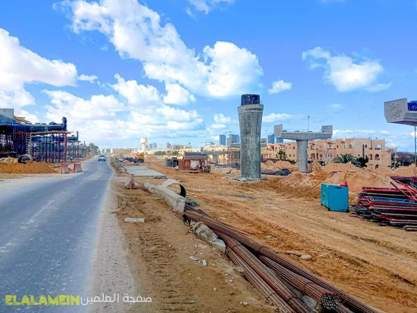 توسعات الطريق الدولي الساحلي مطروح الاسكندرية 