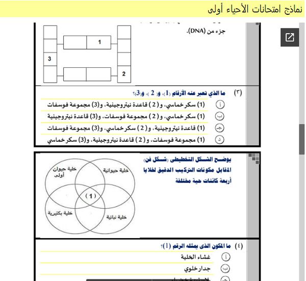  نماذج امتحانات للصف الأول الثانوي 2022 علمي 