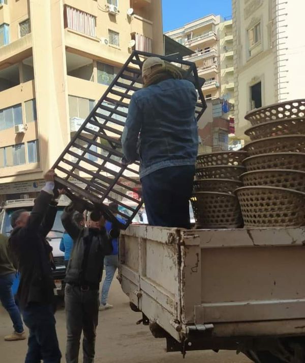 ‏إشغالات مخالفة بالبحيرة