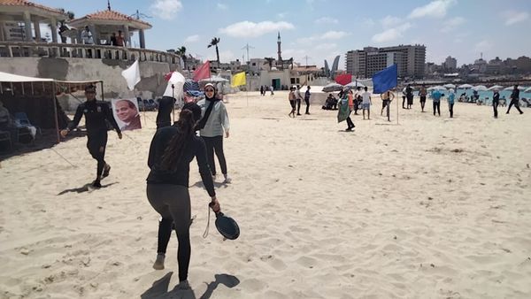 انطلاق مهرجان التميز الرياضى لطلاب الجامعات المصرية بشواطئ مطروح