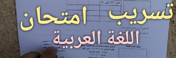 امتحان اللغة العربية 2022 