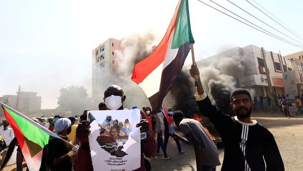 السودان مظاهرات كثيقة. 