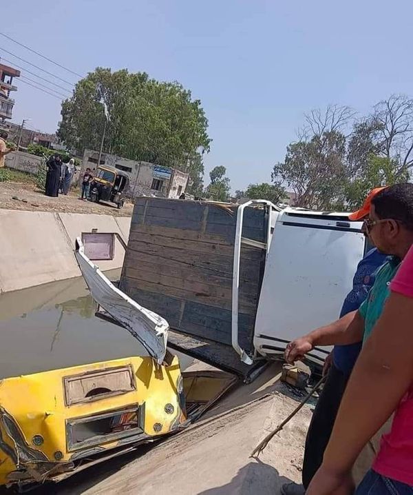 حادث تصادم بالدقهلية