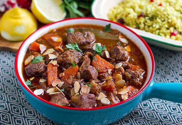 Lamb casserole with vegetables