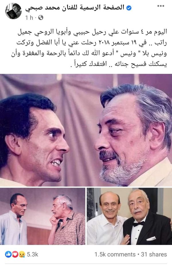 محمد صبحي وجميل راتب
