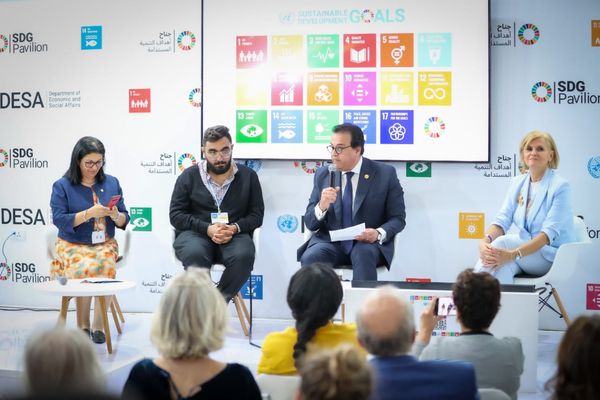 وزير الصحة يشارك في جلسة «المنتدى العالمي للشباب حول الصحة وتغير المناخ»
