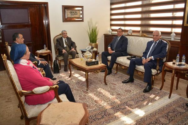 4 وزراء ومحافظ الجيزة يتابعون موقف مشروع محطة تحويل المخلفات إلى طاقة كهربائية بمنطقة أبو رواش 