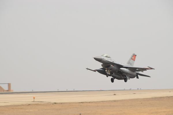 القوات الجوية المصرية واليونانية تنفذان التدريب الجوى المشرك ( مينا - 2 )