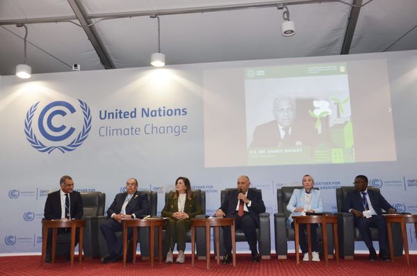 شكري يُشارك في إفتتاح يوم الحلول المناخية الخاص بمؤتمر COP27
