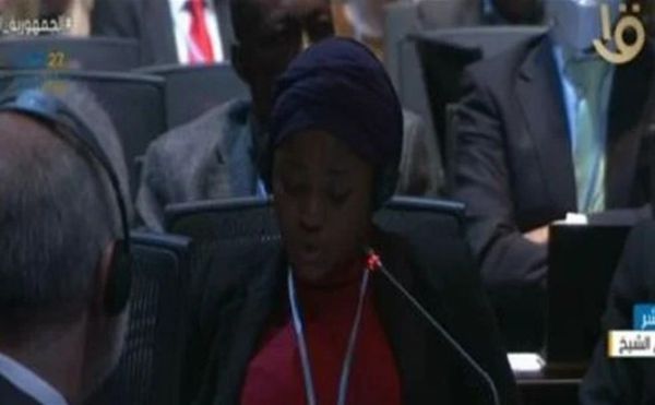 ممثلة غانا بمؤتمر المناخ