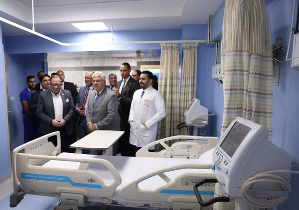 وزير التعليم العالي يفتتح المرحلة الثانية من أعمال تطوير مستشفى بدر الجامعي