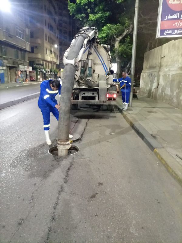 عمال الصرف الصحي بالإسكندرية 