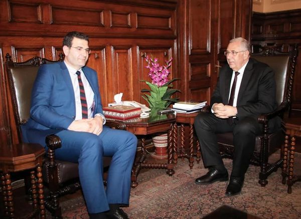 وزير الزراعة يبحث مع نظيره اللبناني سُبل تعزيز التعاون الزراعي بين البلدين 