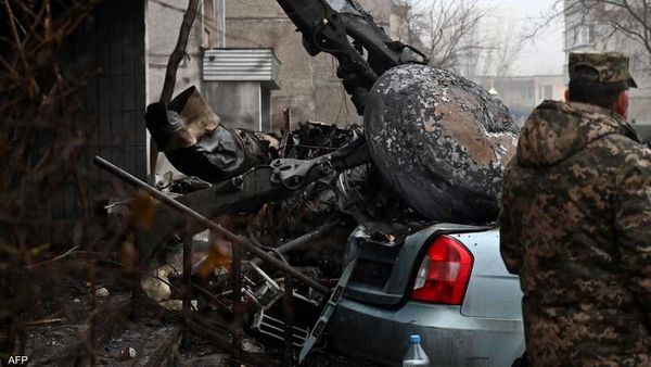 حادث تحطم طائرة وزير داخلية اوكرانيا