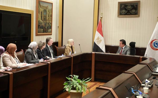 وزير الصحة يستقبل مدير الوكالة الأمريكية للتنمية الدولية في مصر 