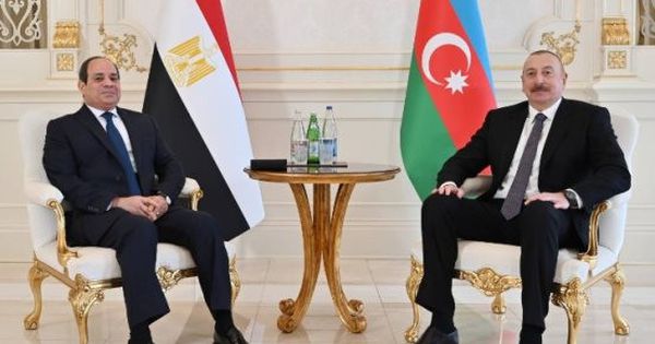 السيسي والرئيس الآذربيجاني