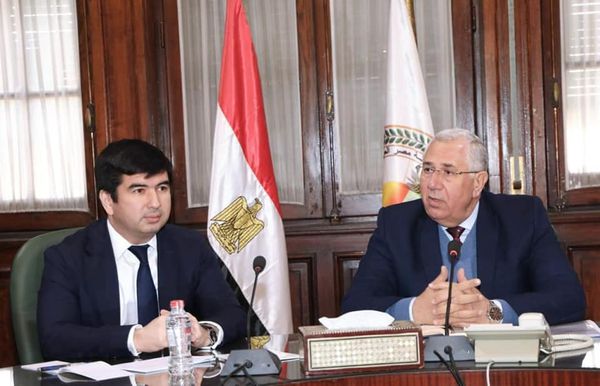 وزيرا الزراعة في مصر وأوزباكستان