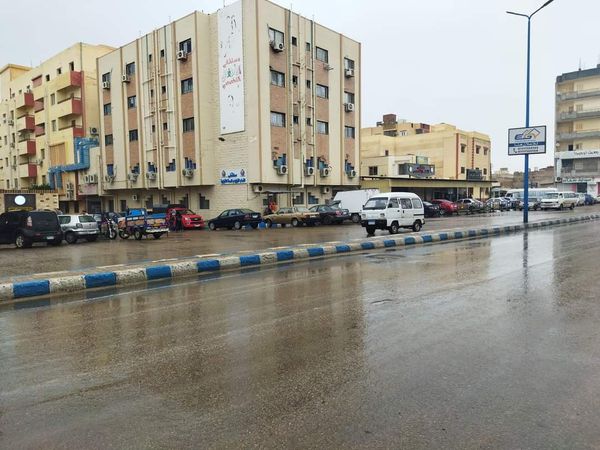 أمطار رعدية غزيرة على مرسى مطروح والعلمين