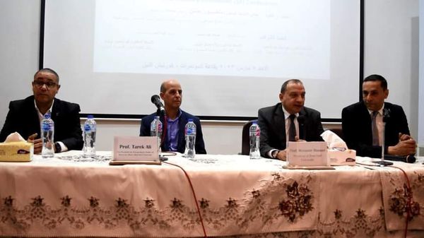 إفتتاح المؤتمر العلمي في جامعة بنى سويف 