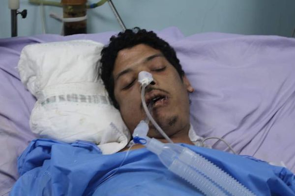 المصاب مجهول الهوية بمستشفى جامعة بنى سويف 
