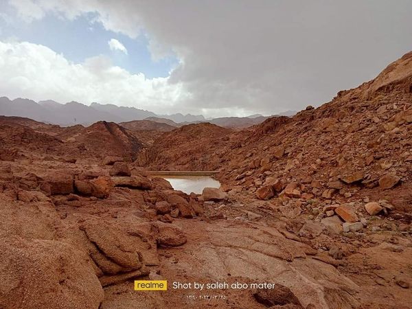 امتلاء البحيرات الجبلية بجنوب سيناء