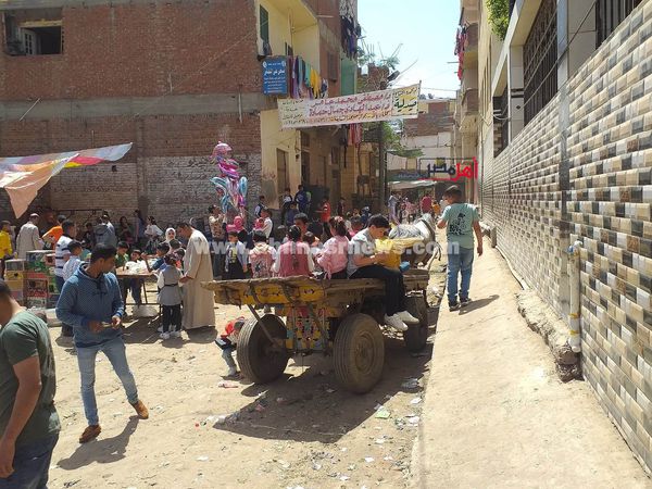 احتفالات الأطفال بعيد الفطر في قري كفر الشيخ