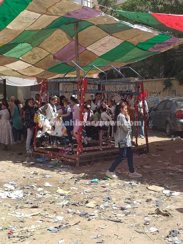 احتفالات الأطفال بعيد الفطر في قري كفر الشيخ