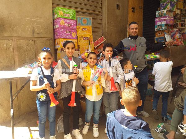 احتفالات الأطفال بعيد الفطر في كفر الشيخ 