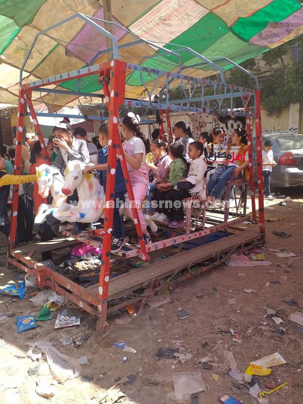 احتفالات الأطفال بعيد الفطر في كفر الشيخ 
