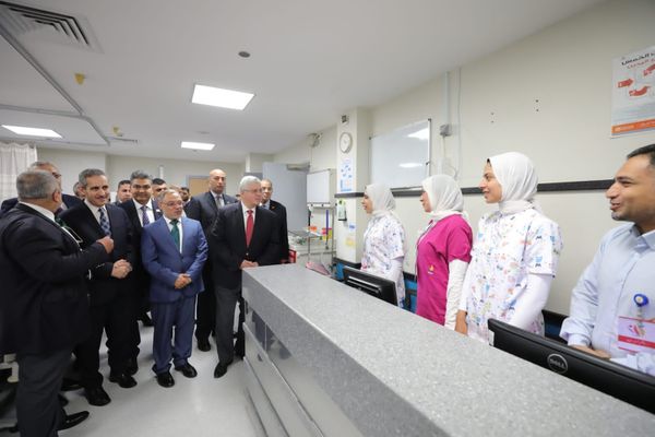 اطلاق إشارة بدء إعادة تشغيل مستشفى سرطان الأطفال 57357 بمدينة طنطا