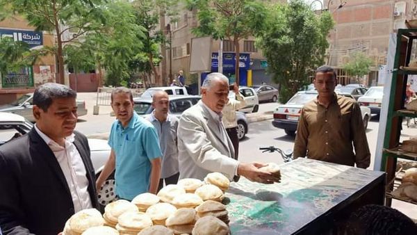 تحرير مخالفات تموينية بالمنيا 