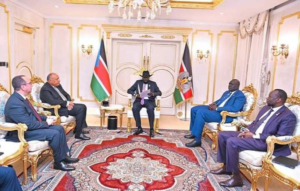 وزير الخارجية يلتقي الرئيس سلفا كير في مستهل زيارته إلى جنوب السودان 