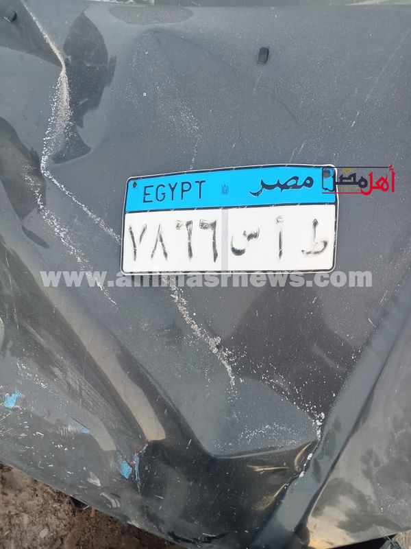 أصابة شخصين جراء تصادم سيارة ملاكي وأخري سياره نصف نقل علي طريق الإسماعيلية بورسعيد 
