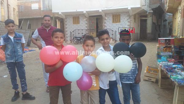 احتفالات أطفال كفر الشيخ بعيد الأضحي 
