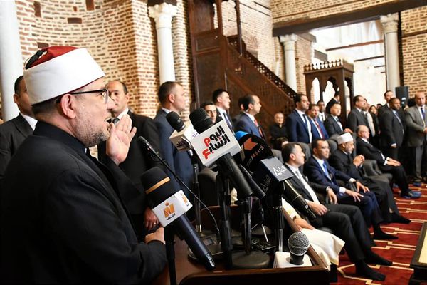 افتتاح مسجد الظاهر بيبرس اليوم 