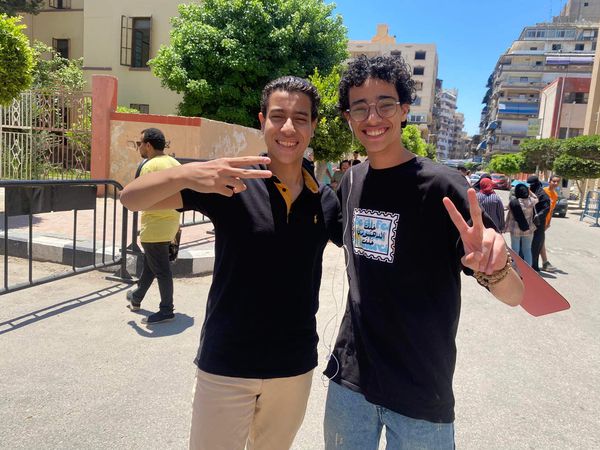 طلاب  الثانوية العامة ببورسعيد 