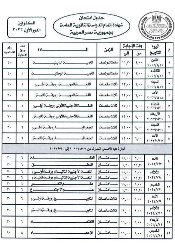 مراجعة اللغة العربية ثانوية عامة 2023 