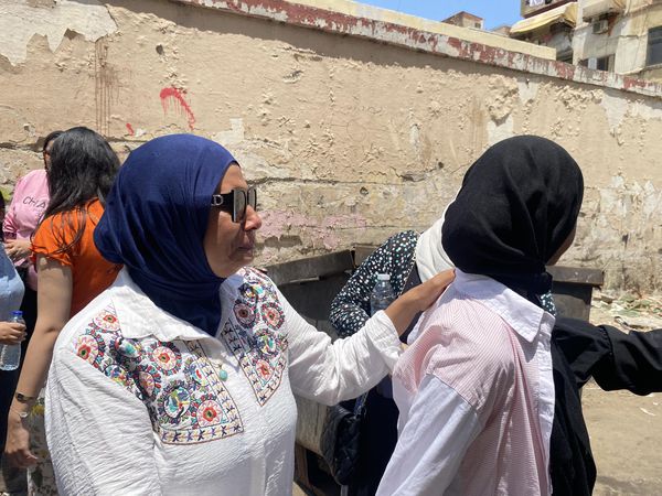 صراخ و بكاء طالبات الثانوية العامة ببورسعيد 