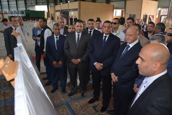 وزير التنمية المحلية ومحافظ القاهرة يفتتحان المحطة الوسيطة الثابتة 