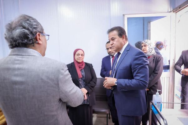 وزير الصحة يتفقد مستشفى مصر الجديدة للصحة النفسية
