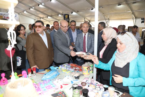 افتتاح معرض السوق المصري لأول مرة ببنى سويف 