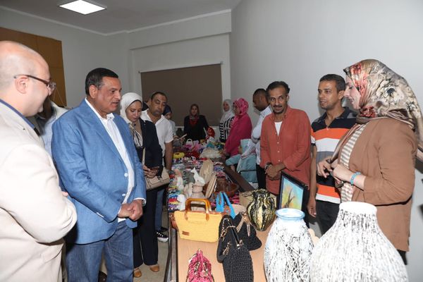 افتتاح معرض آيادي مصر ببنى سويف 