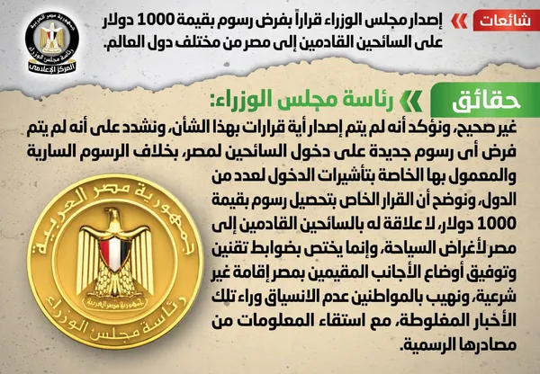 فرض 100 دولار ضريبة على السائحين