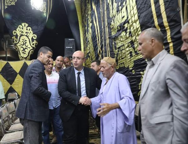 محافظ بنى سويف يقدم العزاء في ضحايا إعصار دانيال بمنطقة درنة الليبية 